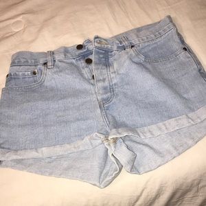 Denim shorts